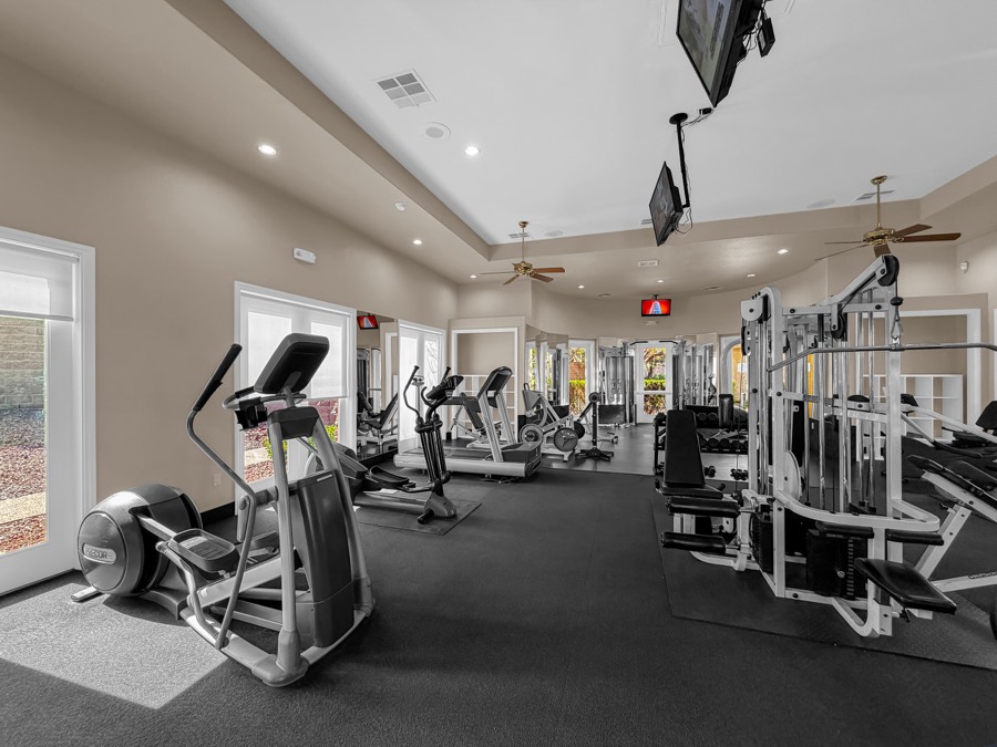 Interior of the Southern Terrace Club fitness center